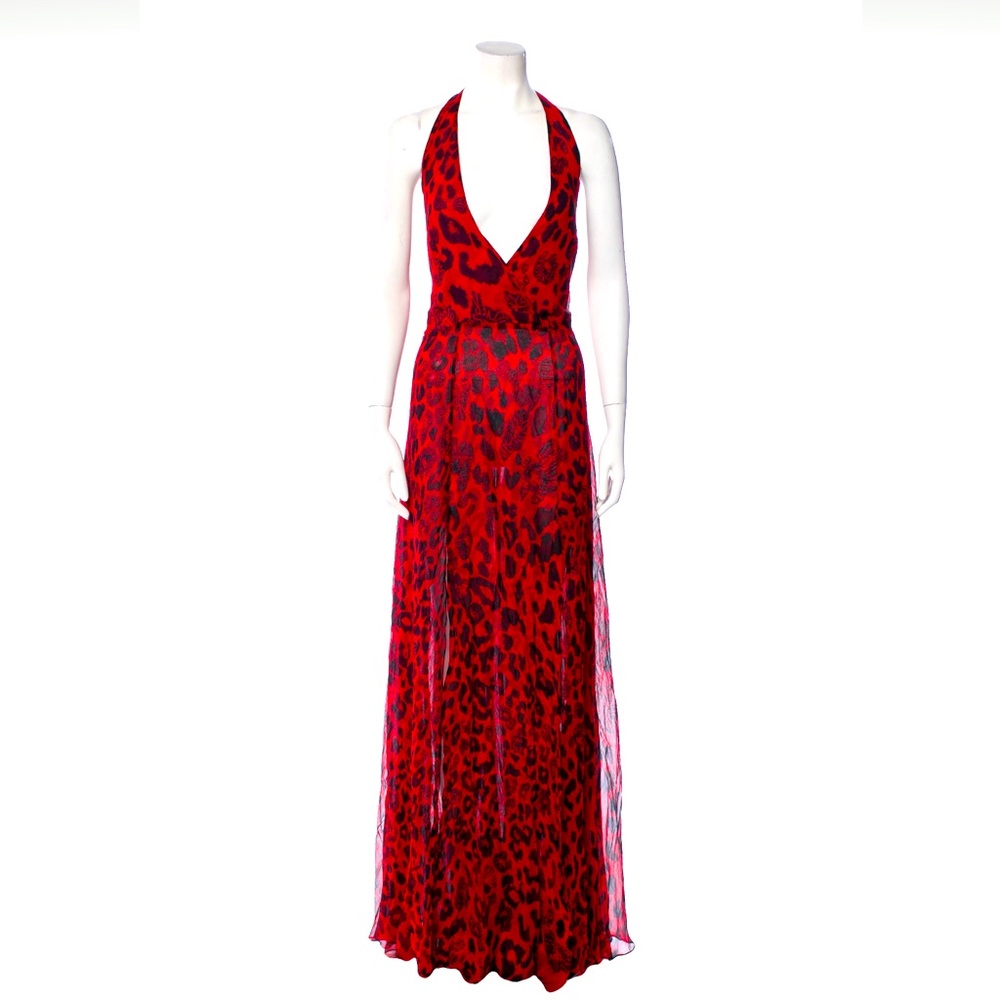 Versace silk gown medium